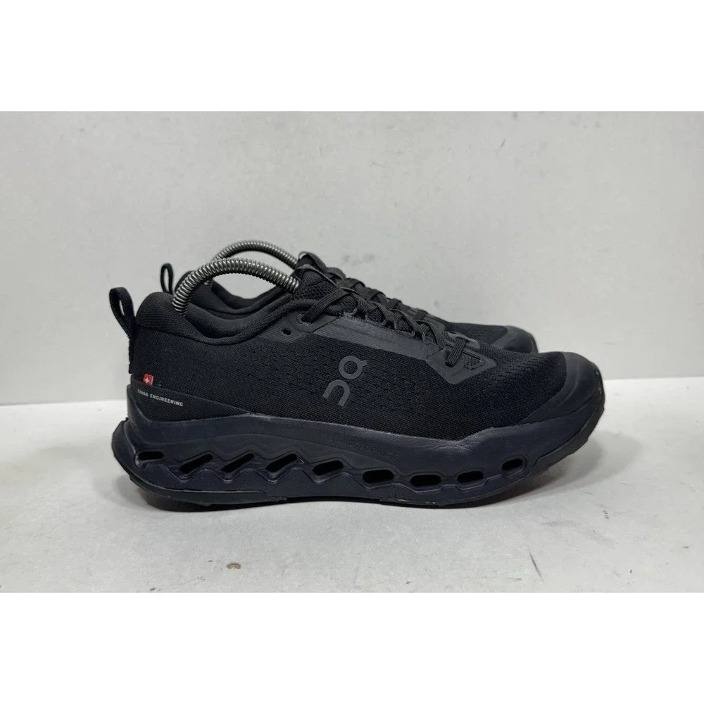 On Cloud Cloudsurfer Trail 2 Triple Black Sneakers Women's Size 9 3wf30101043